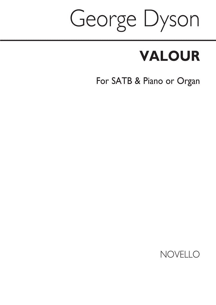 Valour (SATB and Organ)