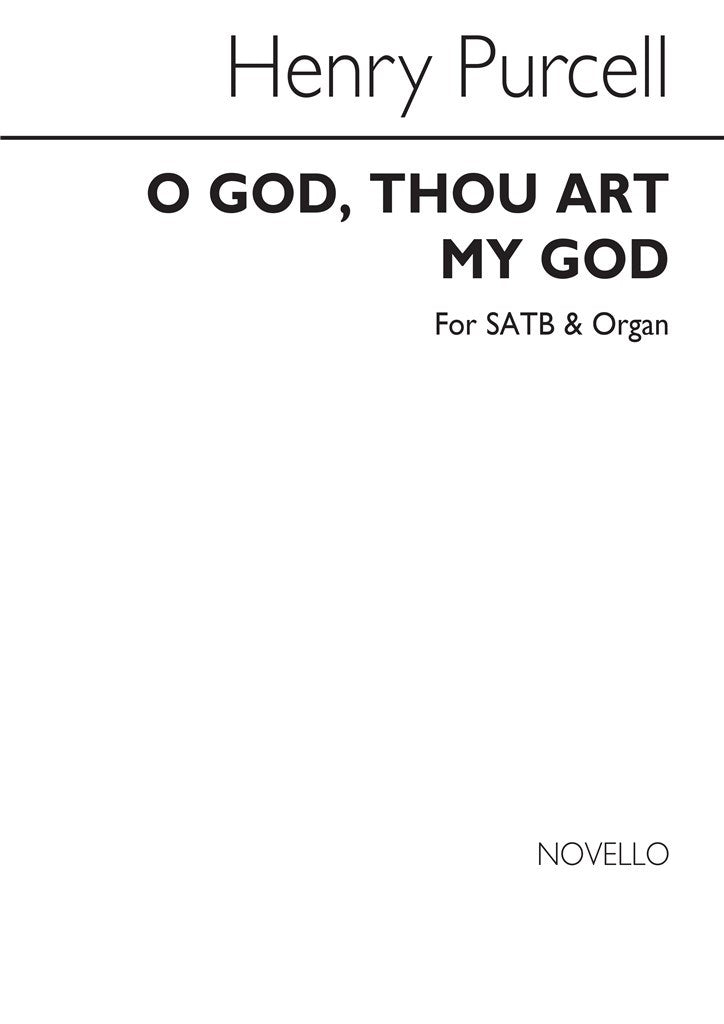 O God thou art my God