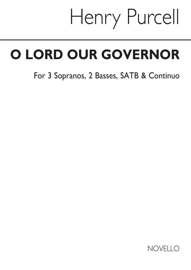 O Lord, Our Govenor