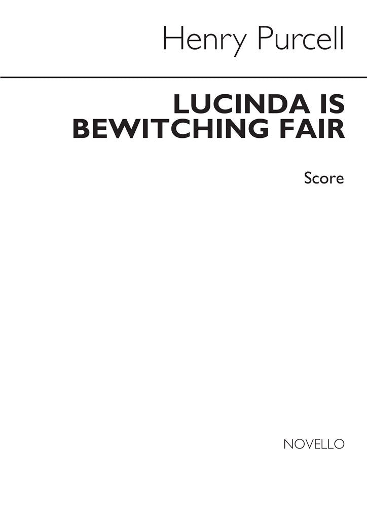 Lucinda Is Bewitching Fair (From Volume 16) Score