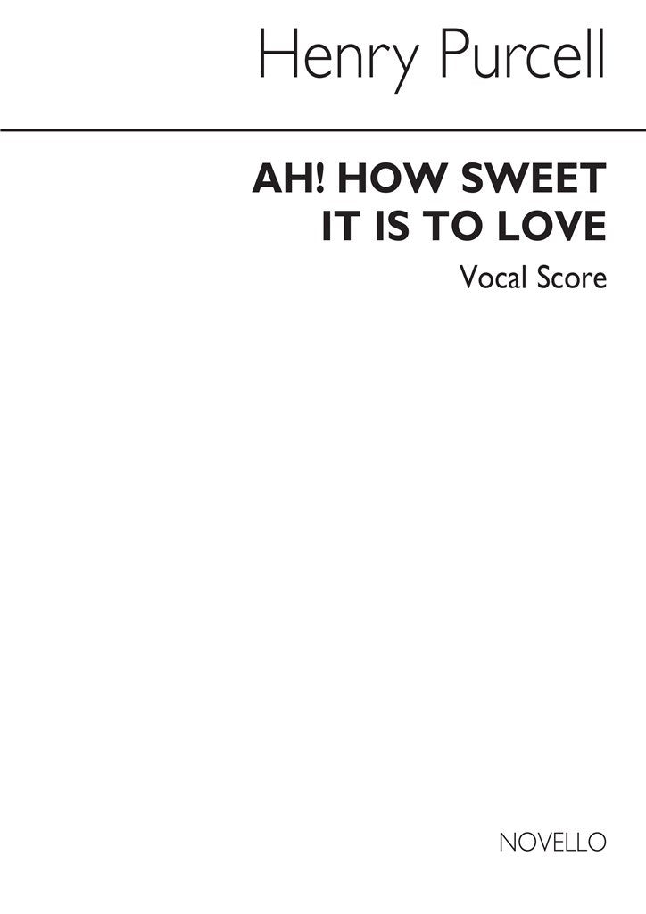 Ah How Sweet It Is To Love Vol 21 (Vocal score)
