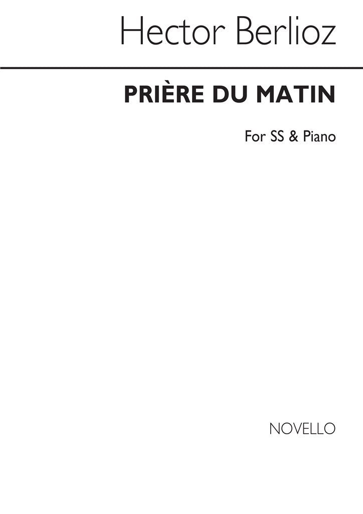 H Priere Du Matin Ss and Piano (Morning Prayer)