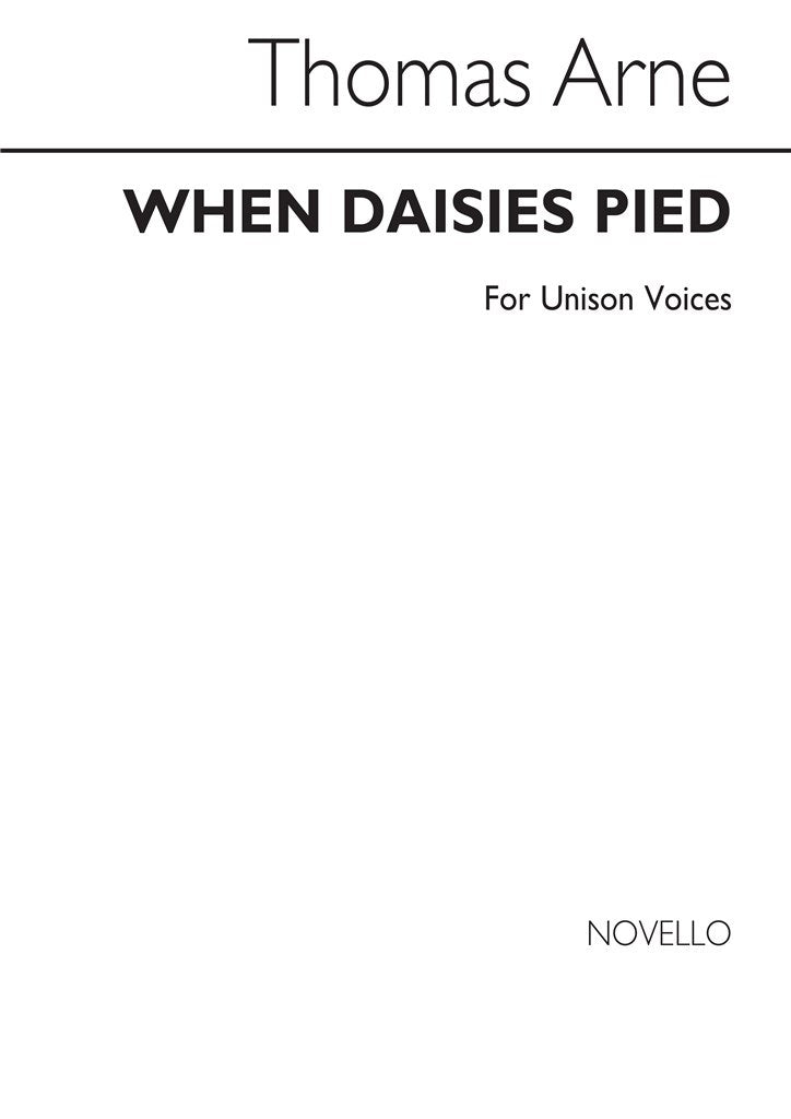 When Daisies Pied Unison