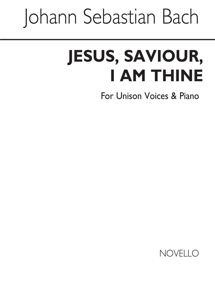 Saviour I Am Thine Unison and Piano