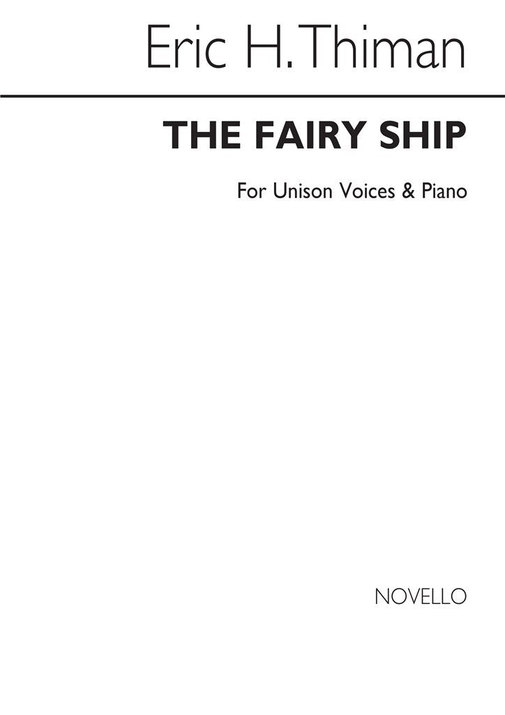 The Fairy Ship for Unison Voices and Piano