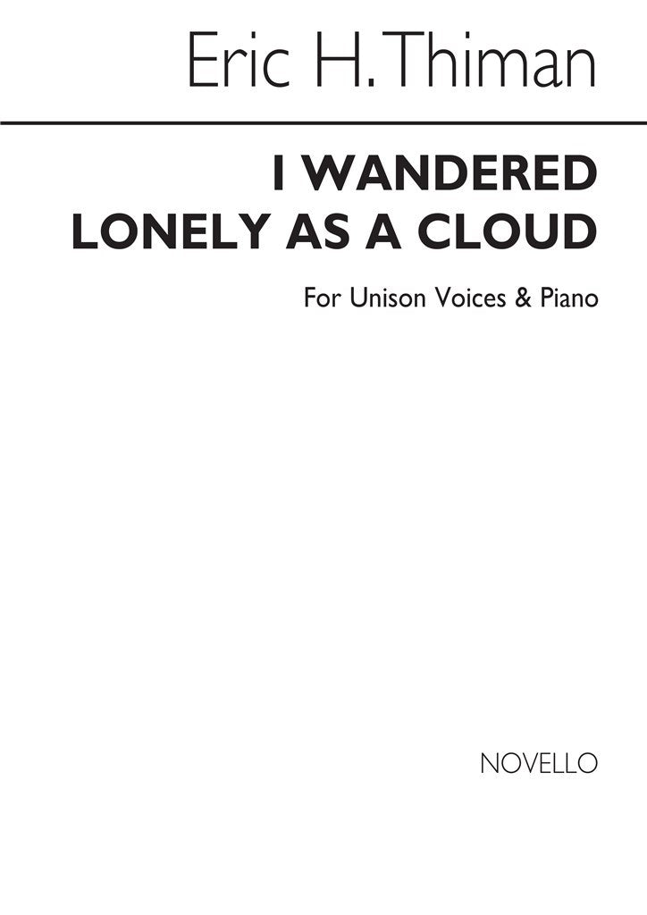 I Wandered Lonely As A Cloud (Unis)