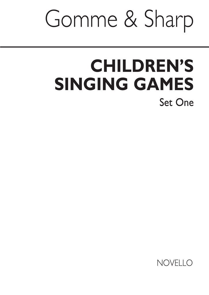 Childrens' Singing Games Set 1