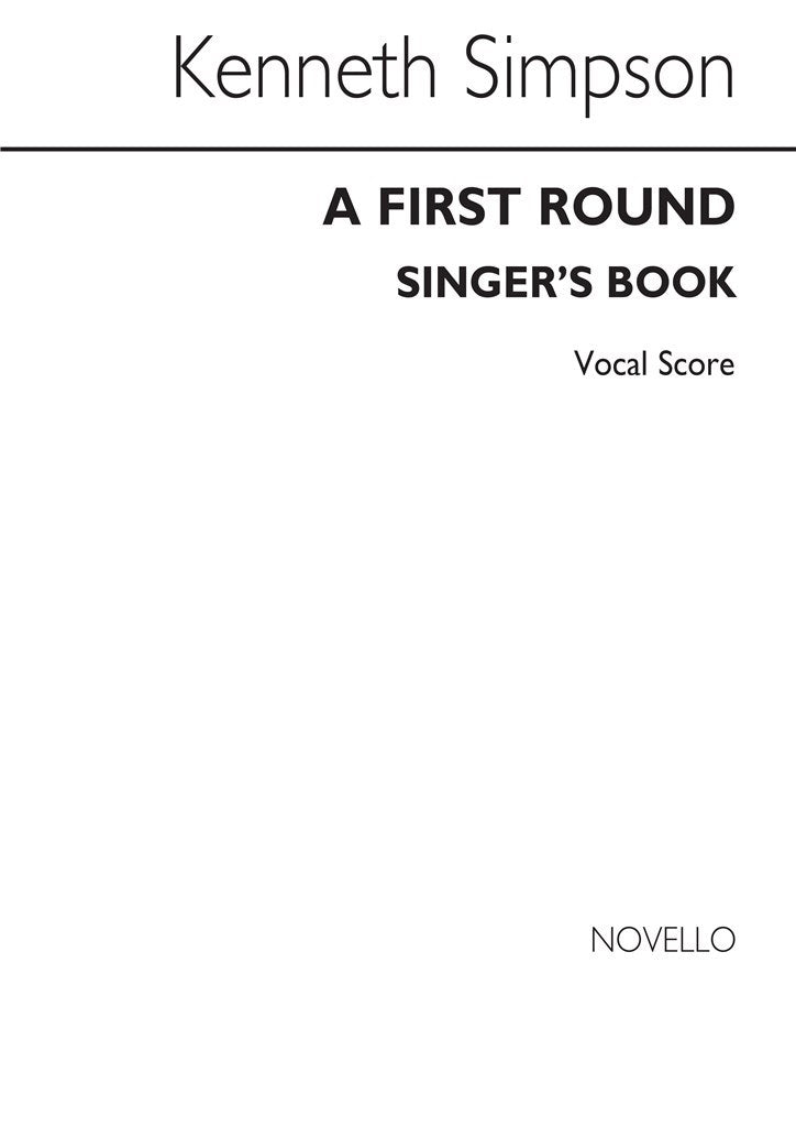 A First Round Book Singer's Book