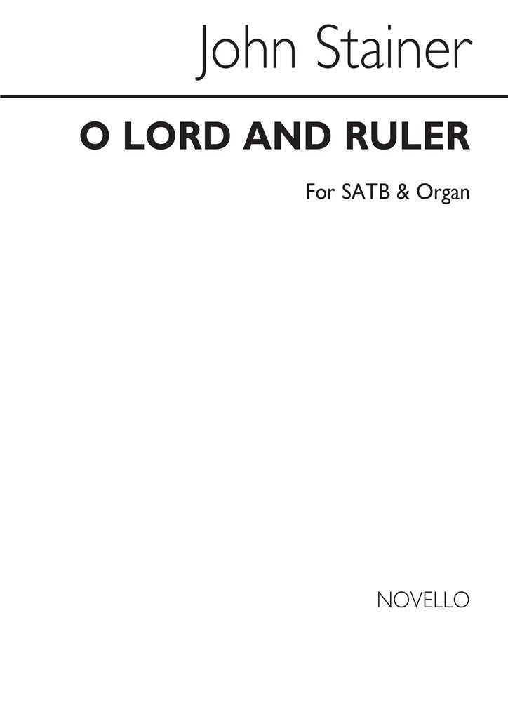 O Lord And Ruler