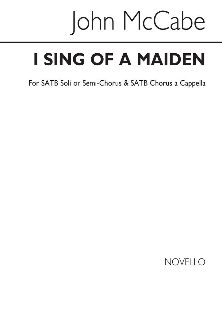 I Sing of A Maiden