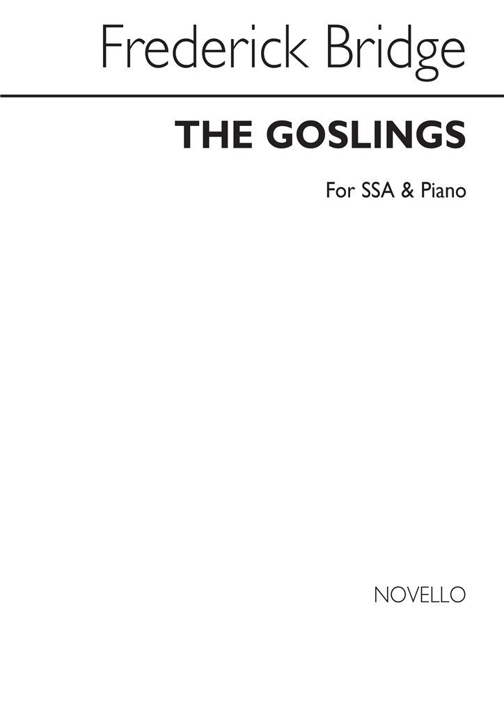 The Goslings (Ssa and Piano)