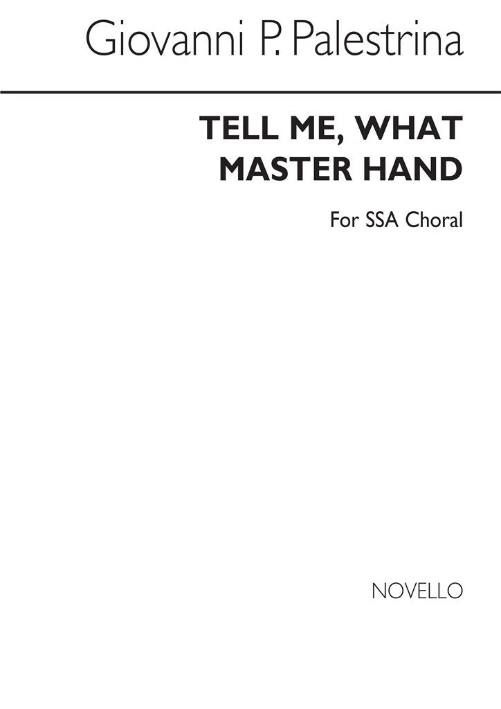 Tell Me, What Master Hand