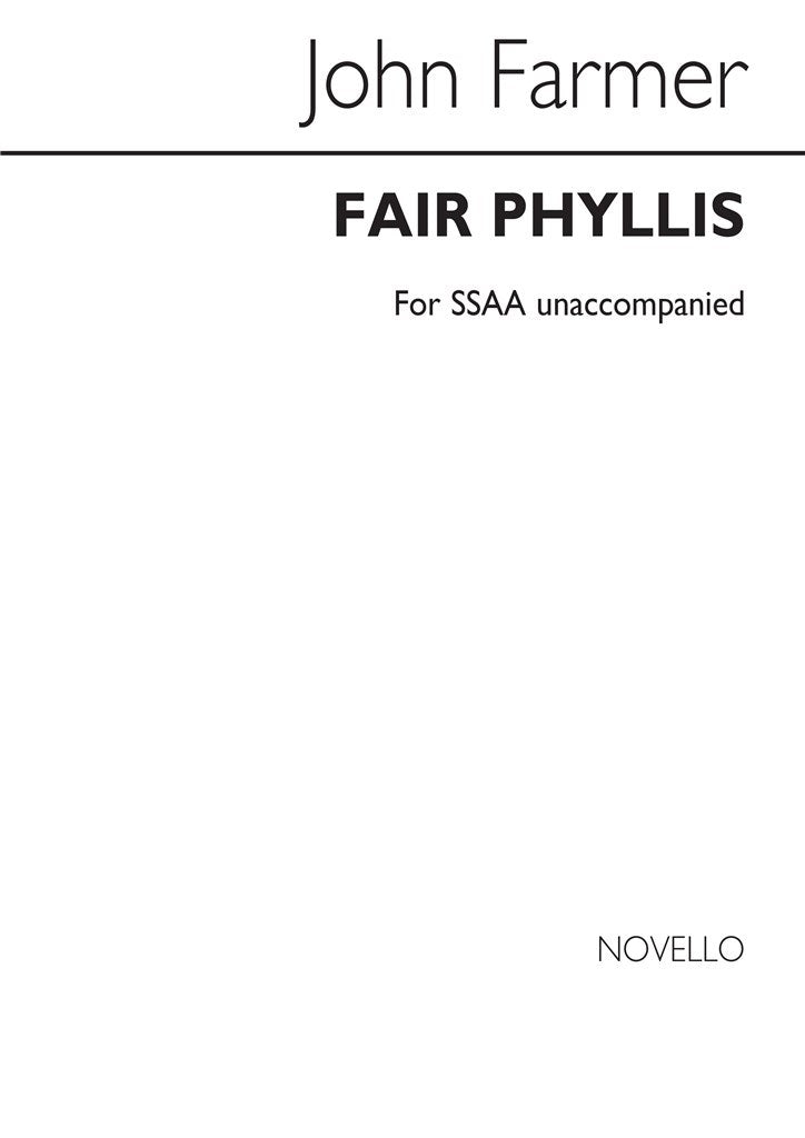 Fair Phyllis (Choral Score)