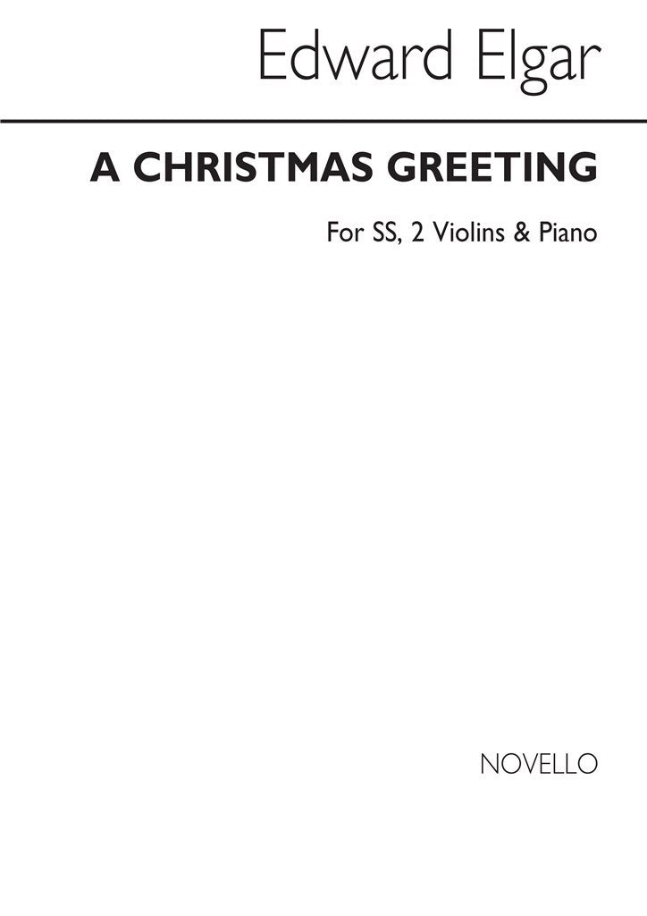 Christmas Greeting (Soprano Violin Piano Accompaniment)