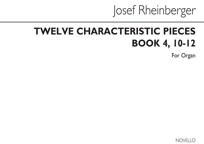 Twelve Characteristic Pieces, op. 156, Book 4