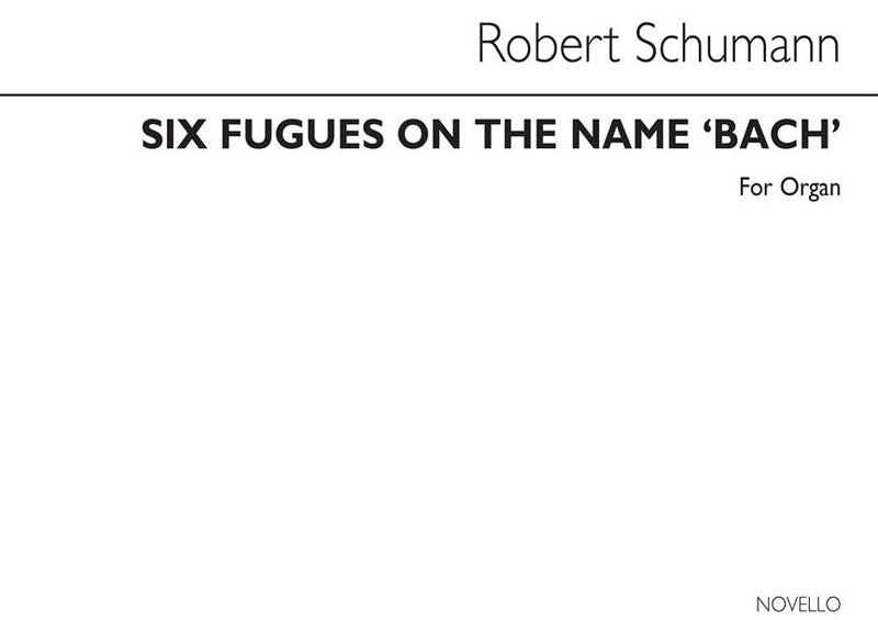 Six Fugues On The Name Bach, Book 1