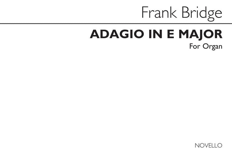 Adagio in E for Organ