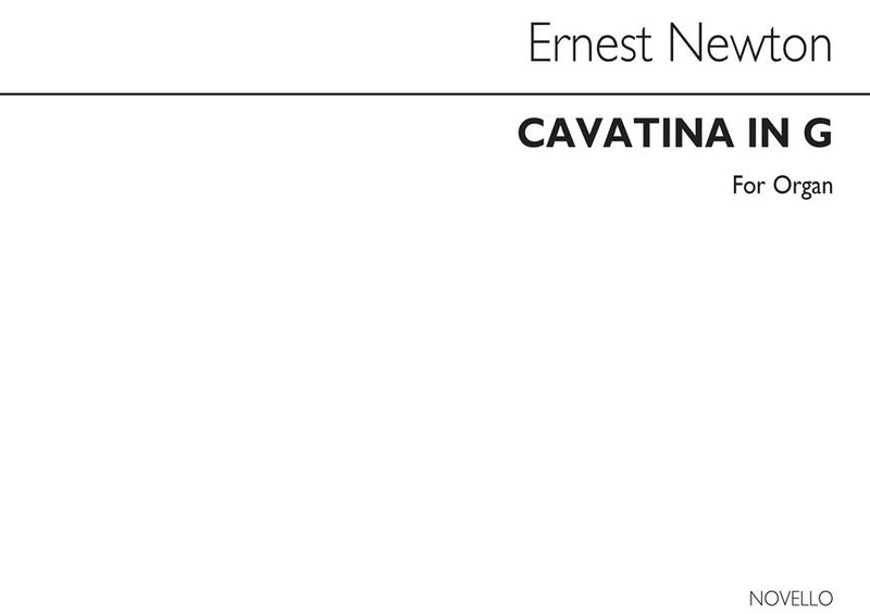 Cavatina in G Organ