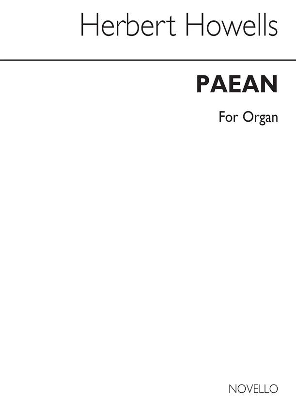 Six pieces for organ, No. 6: Paean