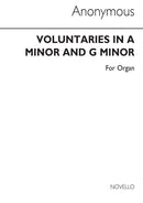 Anonymous Organ Voluntaries In A & G Minor