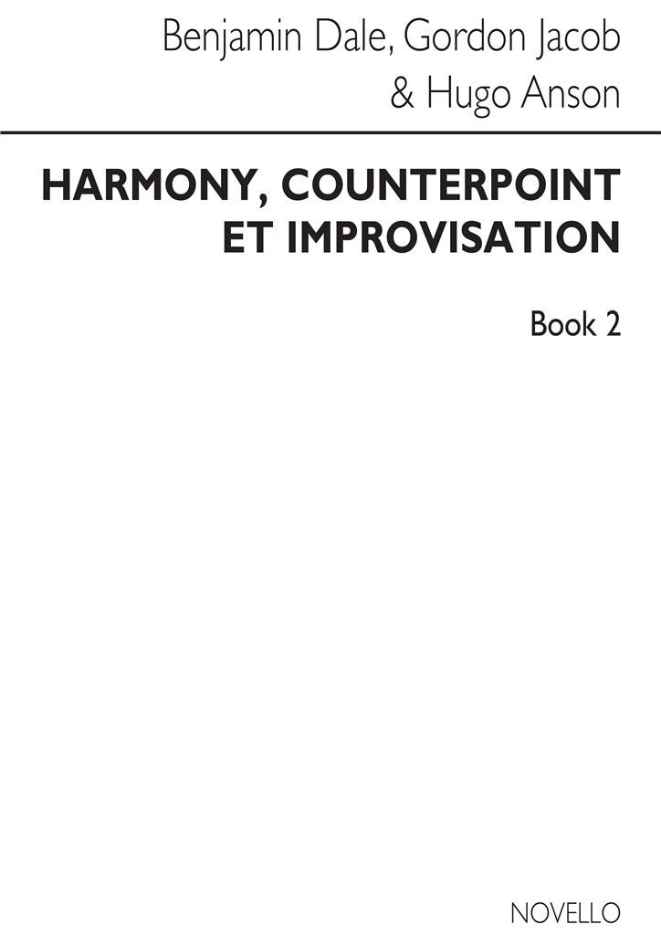 Harmony, Counterpoint and Improvisation Book 2