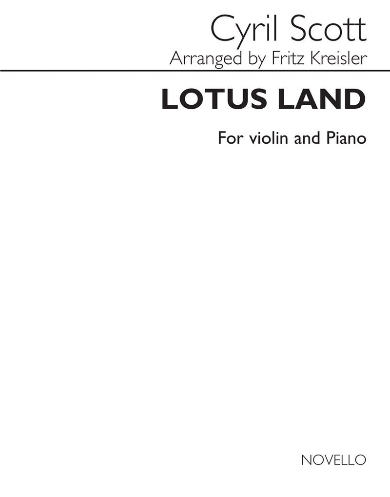 Lotus Land for Violin and Piano