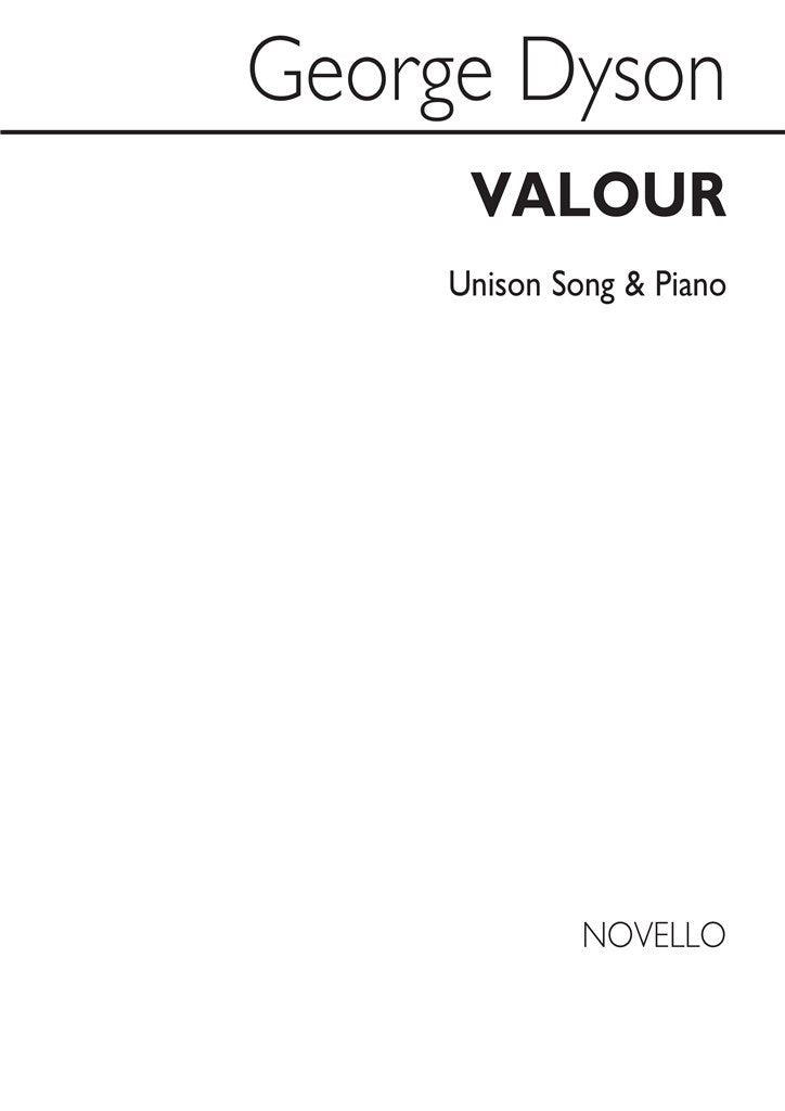 Valour (Vocal and Piano)