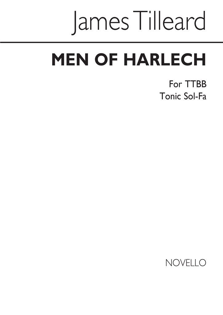 Tilleard Men Of Harlech Ttbb/Tonic