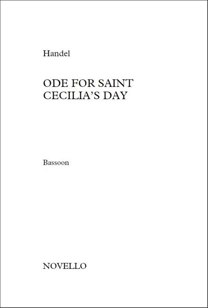 Ode For Saint Cecilia's Day (Parts for Winds and Timpani)