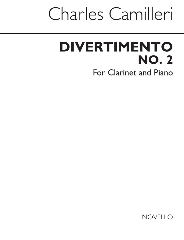 Divertimento No.2 for Clarinet and P.