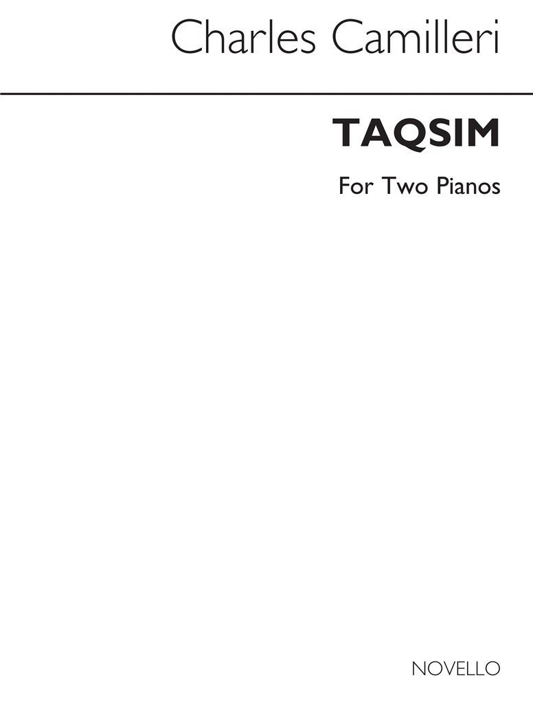 Taqsim For 2 Pianos