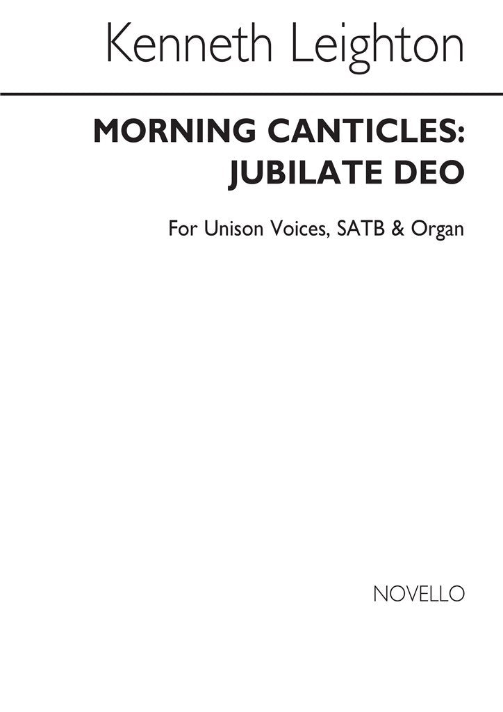 Jubilate Deo From Morning Canticles