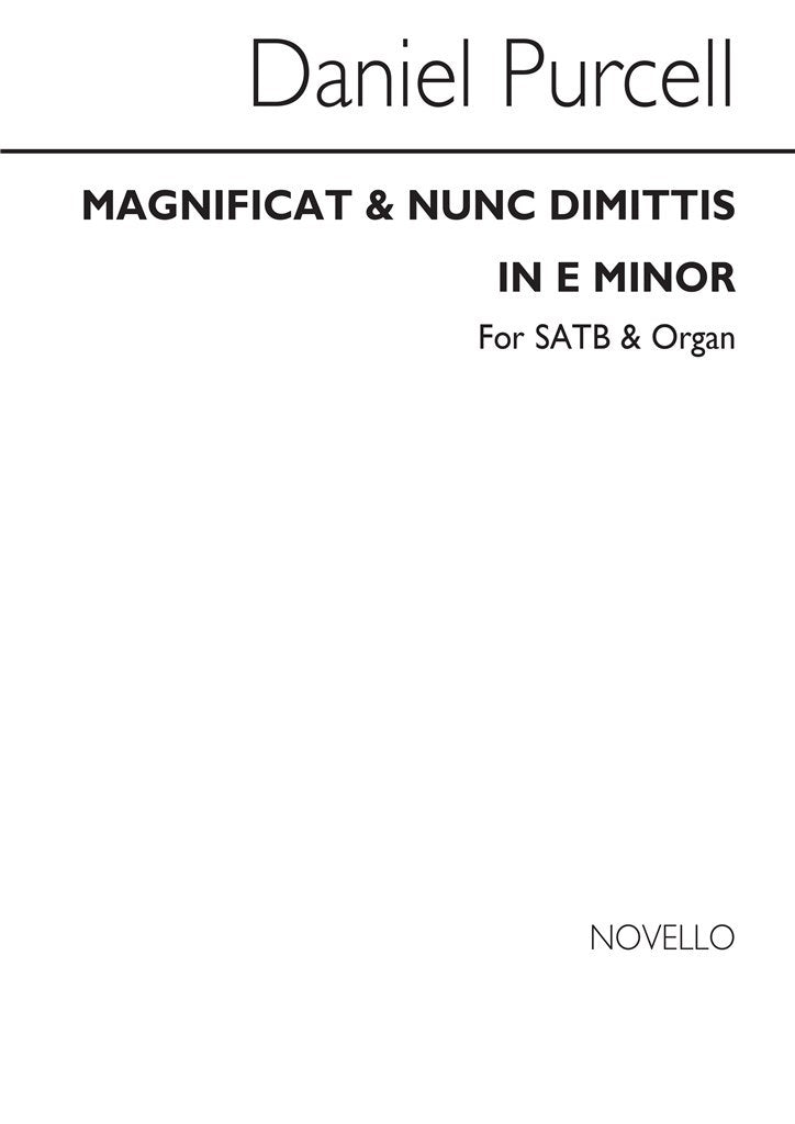 Magnificat and Nunc Dimittis In F Minor