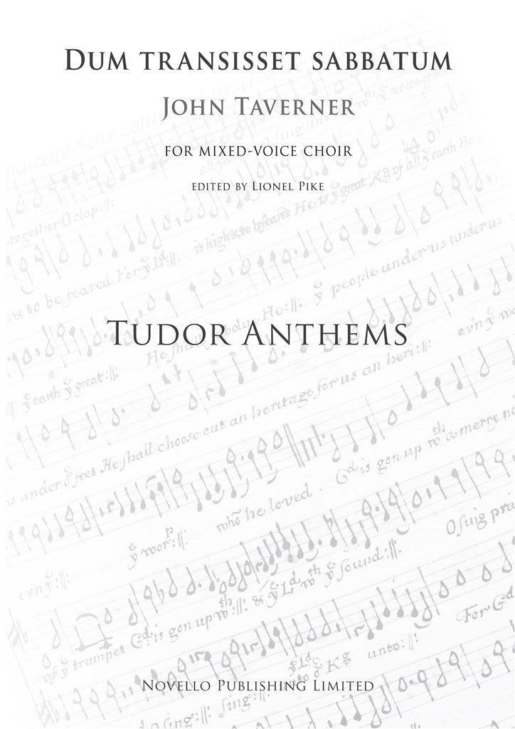 Dum Transisset Sabbatum (Tudor Anthems)