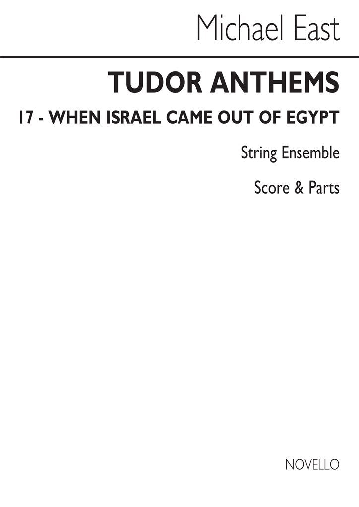 When Israel Came Out of Egypt (Tudor Anthems) (String Ensemble)