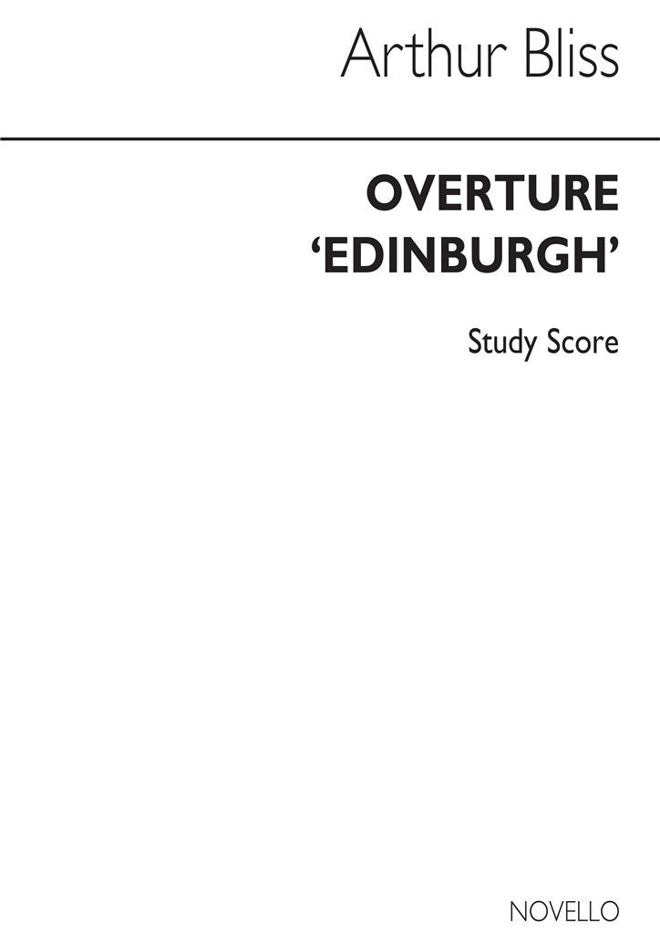 Overture Edinburgh (Full Score)