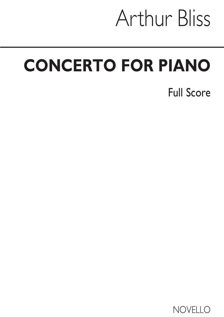 Concerto For Piano (Miniature Score)