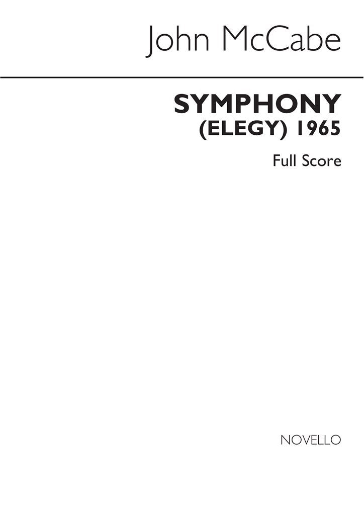 Symphony No.1 (Elegy)