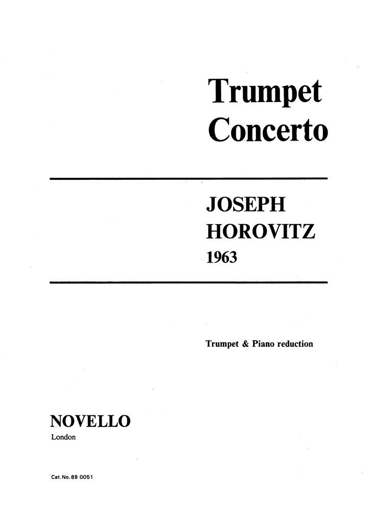 Trumpet Concerto (Trumpet and Piano)