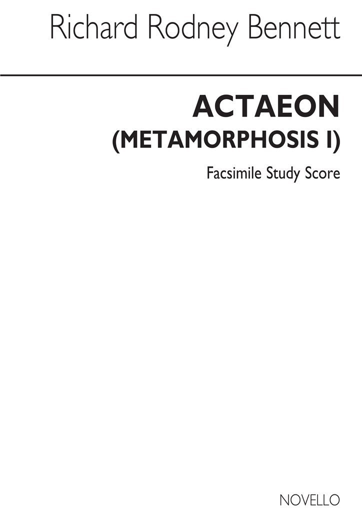 Actaeon (Metamorphosis I)