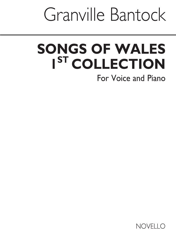 Songs Of Wales Book 1 for Voice and Piano