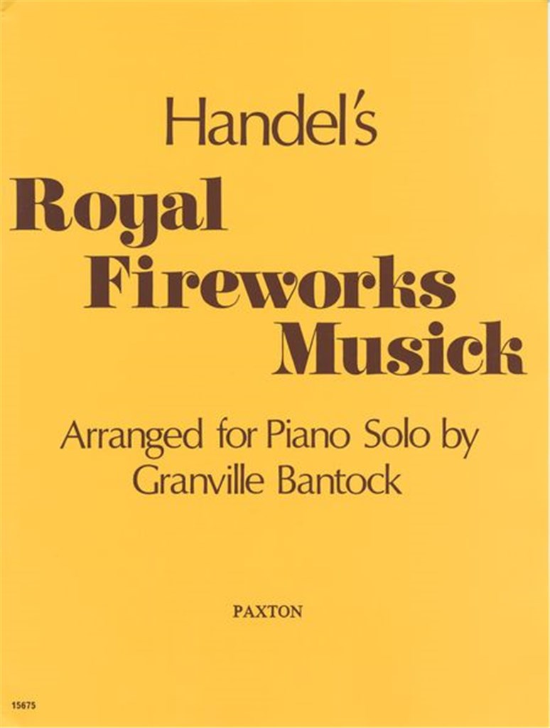 Royal Fireworks Music (Piano)