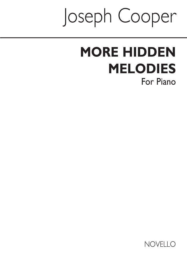 More Hidden Melodies for Piano
