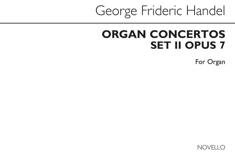 Organ Concertos Set 2 Op 7