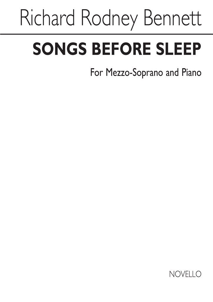 Songs Before Sleep (Mezzo-Soprano)