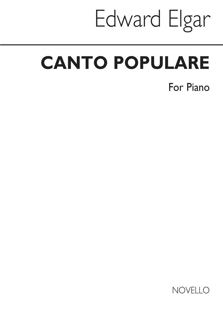 Canto Populare (Piano)