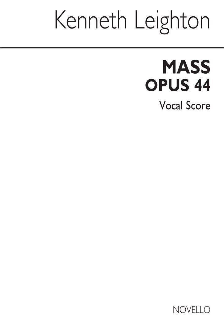 Mass Op.44 For Double Choir