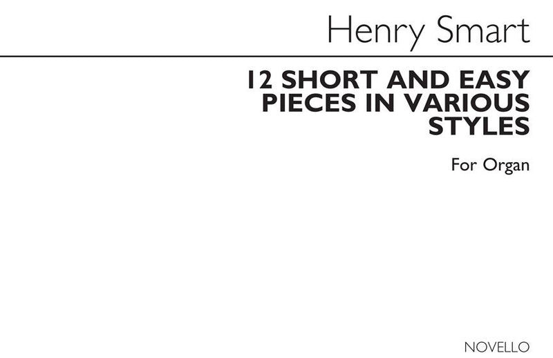 12 Short and Easy Pieces in Various Styles, book 3