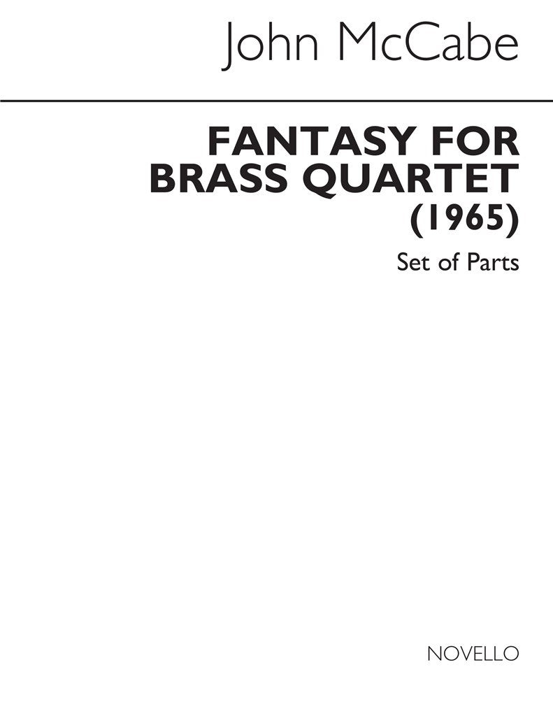 Fantasy For Brass Quartet Op.35 (Parts)