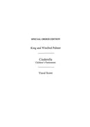 Cinderella (Vocal score)
